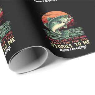 Papel De Presente Sou Tão Bom em Pegar Peixes