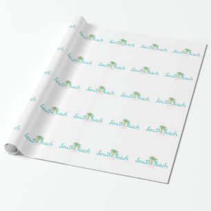 Papel De Presente "South Beach Sun Miami, Flórida"