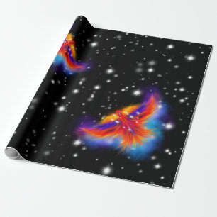 Papel De Presente Space Phoenix Nebula