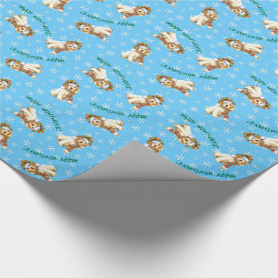 Papel De Presente Spaniel feliz de Howliday Clumber
