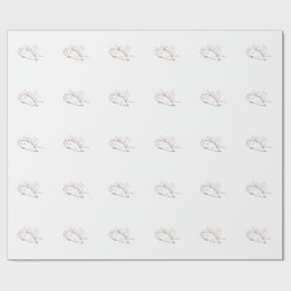 Papel De Presente Sparky oouriço descuidado - Desenhado à Mão para C