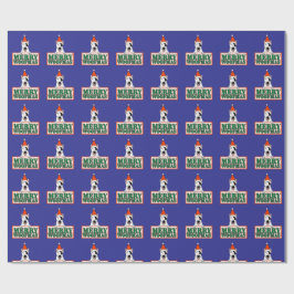 Papel De Presente Spike "Merry Woofmass" gift wrap