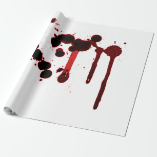 Papel De Presente Splatter do Designer