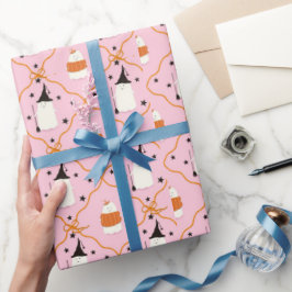 Papel De Presente Spooky Cute Happy Halloween