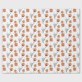 Papel De Presente Spooky Sweet Baby Bat Halloween Wrapping Paper