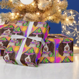 Papel De Presente Springer Spaniel Inglês