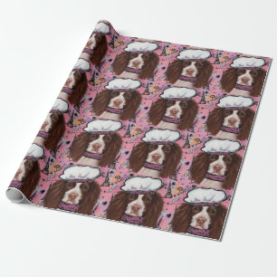 Papel De Presente Springer Spaniel Inglês   