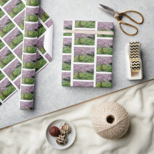 Papel De Presente Springtime no Jardim de Claude Monet