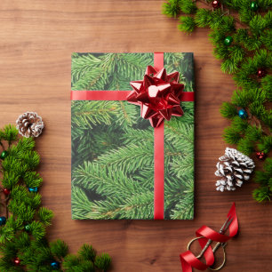 Papel De Presente Spruce, Pine Boughs Fundo