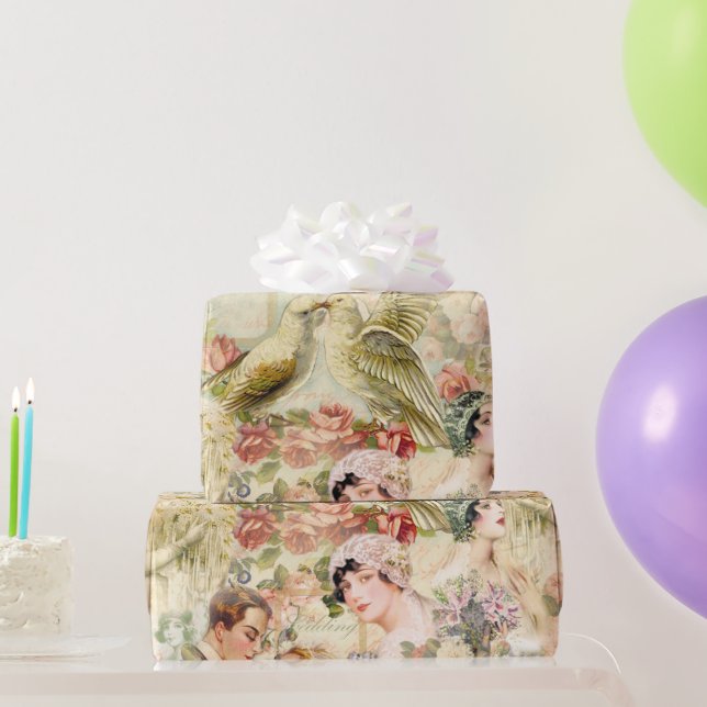 Papel De Presente Sr. e Sra. (Presentes para festas)