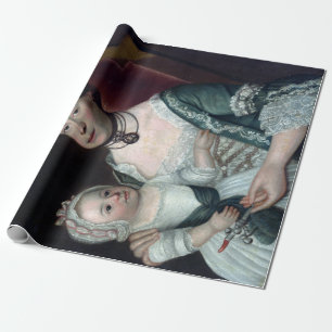 Papel De Presente Sra. Jacob Hurd e criança de William Johnston
