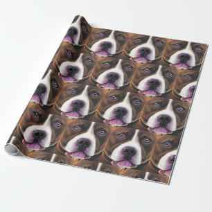 Papel De Presente Staffordshire Bull Terrier