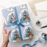 Papel De Presente Staffordshire Bull Terrier Christmas<br><div class="desc">Encerre todos os seus presentes este ano no nosso adorável papel de Natal de Staffordshire Bull Terrier!</div>