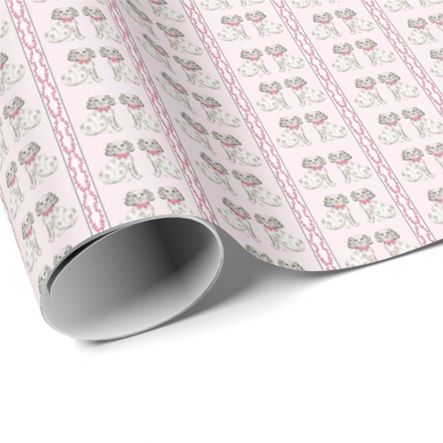 Papel De Presente Staffordshire Dog Wrapping Paper (Ponta do rolo)