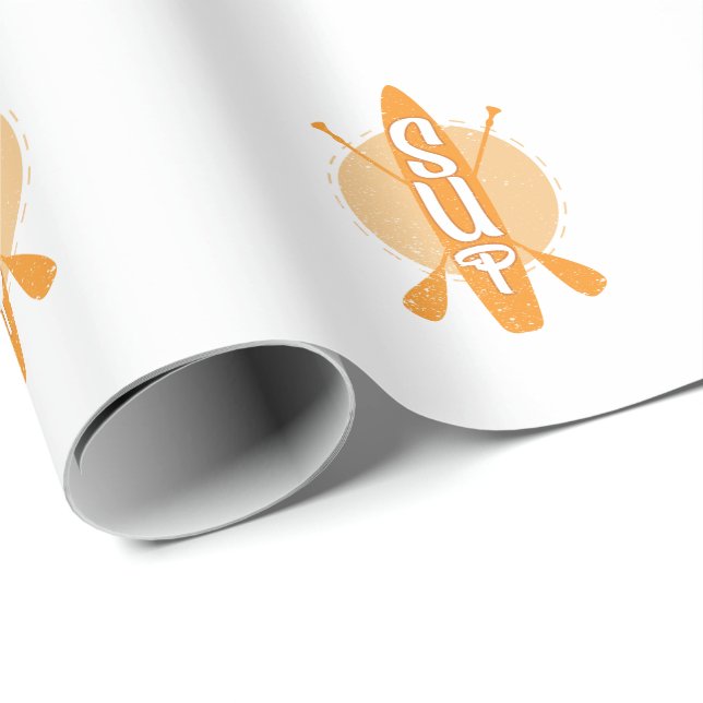 Papel De Presente Stand up Paddling SUP Board (Ponta do rolo)
