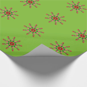 Papel De Presente Starburst Natal