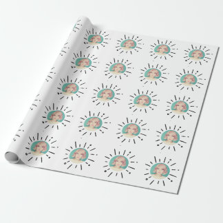 Papel De Presente STARBURST | Simple Custom Fun Photo Wrapping Paper
