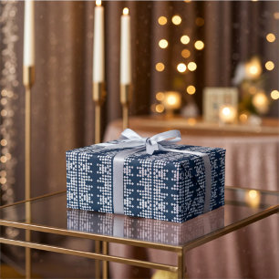 Papel De Presente Starry Night - Futurística Marinho Azul Todas as O