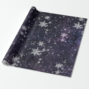 Papel De Presente Starry Night Sky Fallen Fallen Fflakes