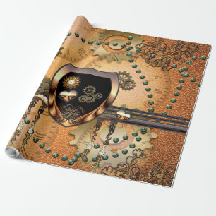 Papel De Presente Steampunk bonito