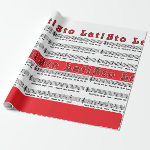 Papel De Presente Sto Lat! Música