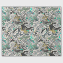 Stone Marbling with Turquoise Veins