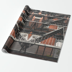 Papel De Presente Stoops do prédio de apartamentos