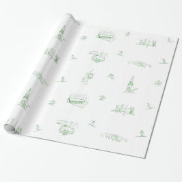 Papel De Presente Stratton Toile presente - verde