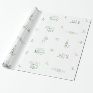 Papel De Presente Stratton Toile presente - verde