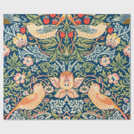 Papel De Presente Strawberry Thief (por William Morris)