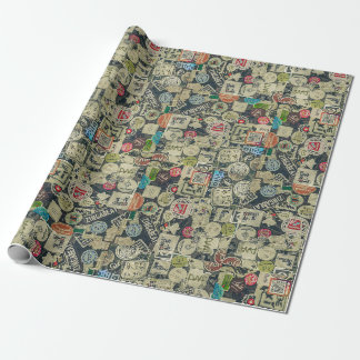 Papel De Presente Street Art Collage