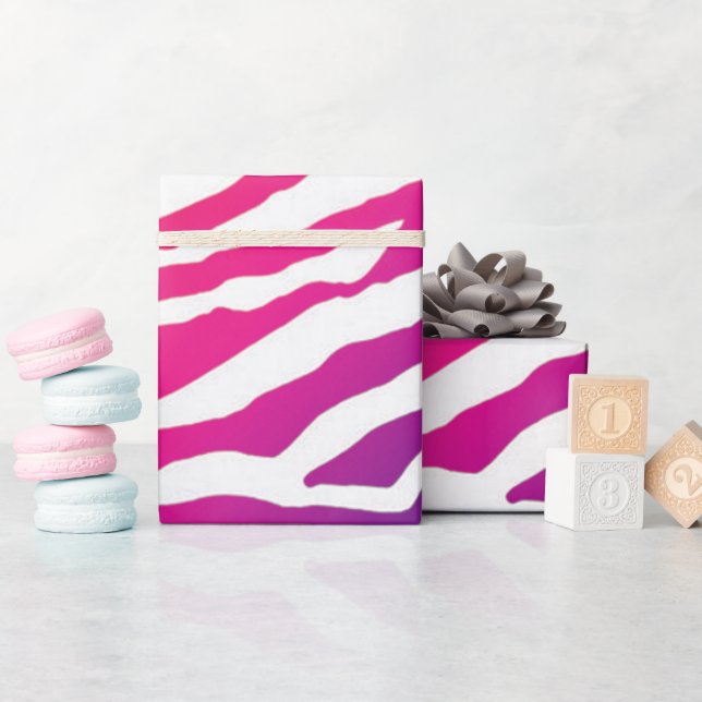 Papel De Presente Stripes Arco-íris (Chá de bebê)