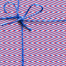 Stripes brancas-azul-vermelhas do diafragma - Abst
