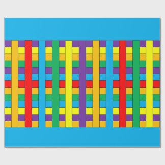Papel De Presente Stripes Coloridas