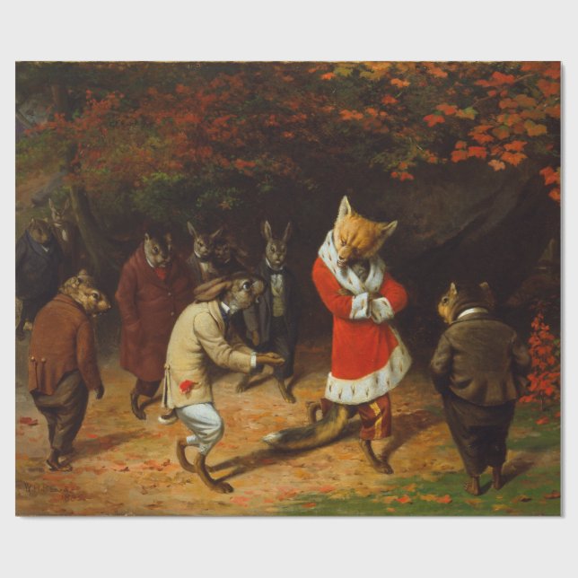 Papel De Presente Sua Majestade Recebe (por William Holbrook Beard) (Aberto)