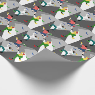 Papel De Presente Subindo para Dentro