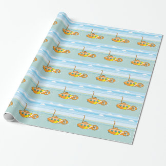 Papel De Presente submarino dos desenhos animados