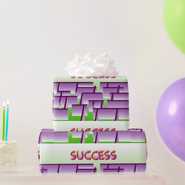 Papel De Presente Sucesso do Labirinto (Criador carregado)