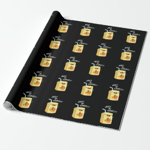 Papel De Presente Suco Seja Seu Engraçado Sumo Laranja Arroado Dardo