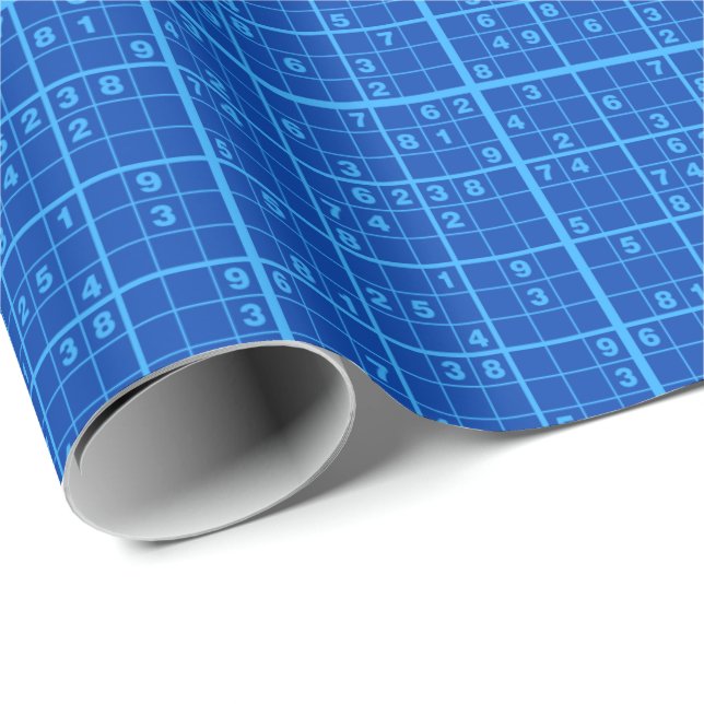 Papel De Presente Sudoku (Ponta do rolo)