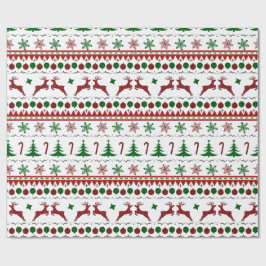 Papel De Presente Suéter de Natal Feio