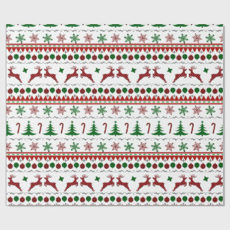 Papel De Presente Suéter de Natal Feio