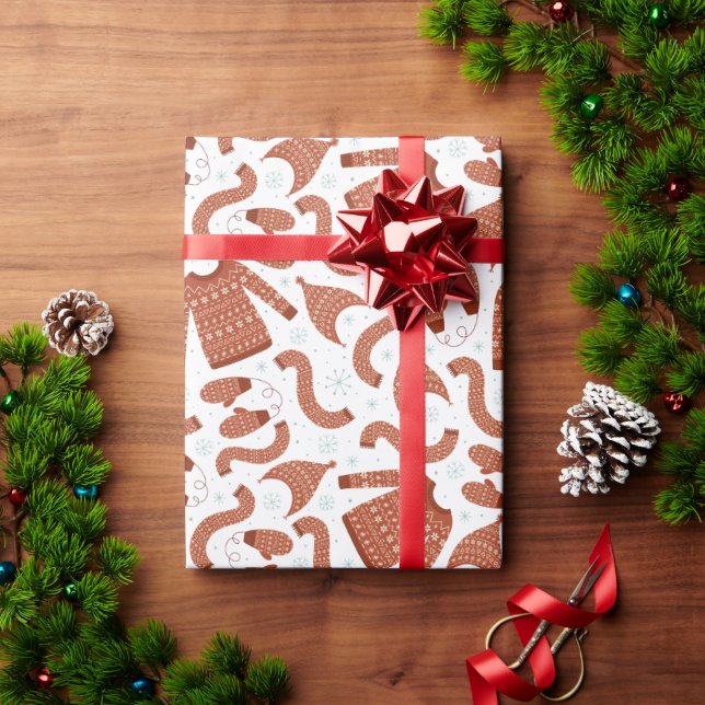 Papel De Presente Suéter de Natal Feio Brancos (Presente de Natal)