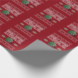 Papel De Presente Suéter De Natal Feio E Duplo