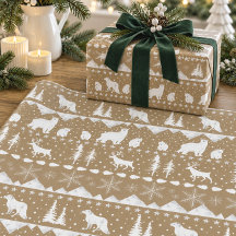 Suéter Nórdico Rustic Kraft Branco Animais de Inve