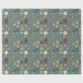 Papel De Presente Sugarplum Swirls Wrapping Paper