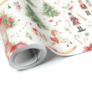 Papel De Presente Suíte Quebra-Nozes Doces Ballet Pintura à Água