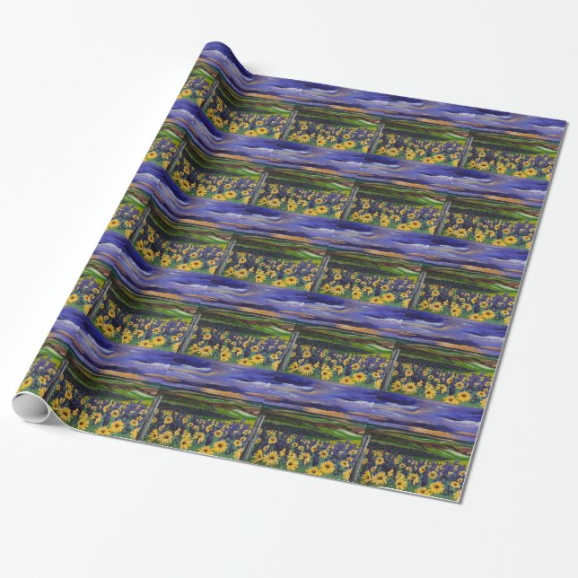 Papel De Presente Summer Storm (Desenrolado)
