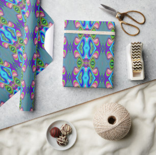 Papel De Presente Summersense, Abstrato 3D Rainbowart