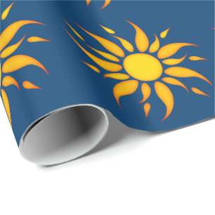 Papel De Presente Sun